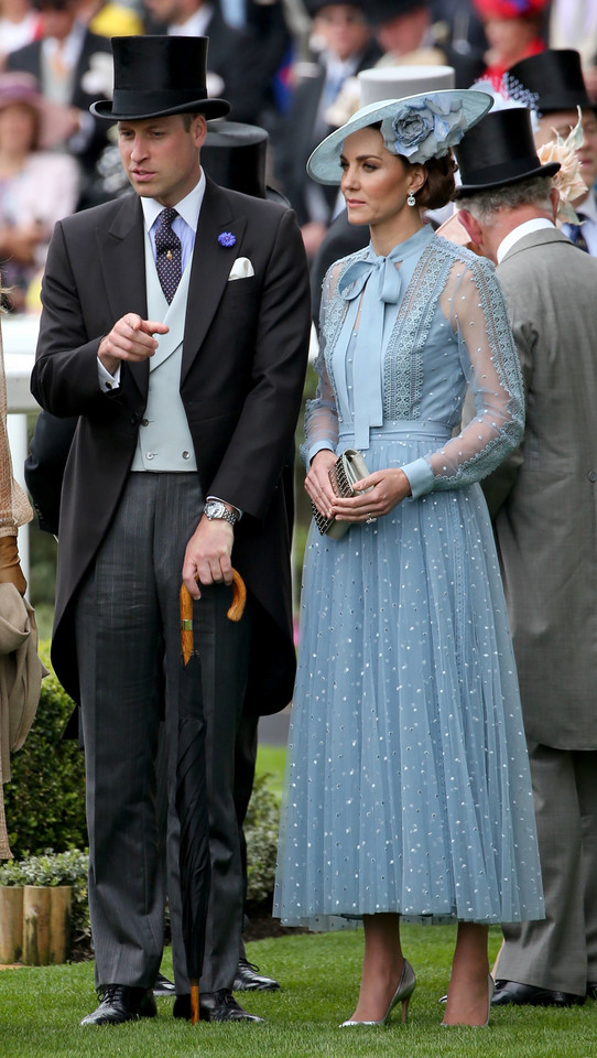 Royal Ascot 2019: książę William i Kate Middleton