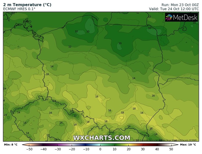 Dziś na południu słupki rtęci mogą wskazać nawet 20 st. C