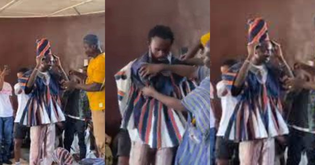 Black Sherif crowned as 'Youth Chief' in Tamale (WATCH) - Vimarsana News