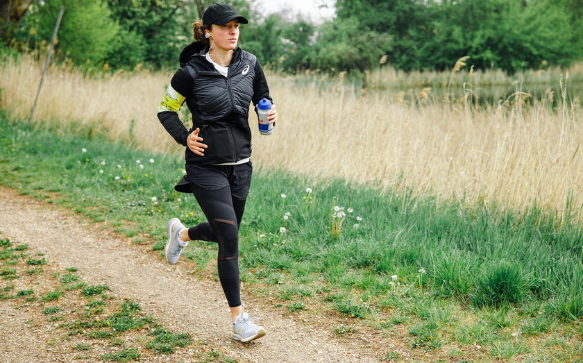 Iga Świątek przebiegła niecałe 6 km