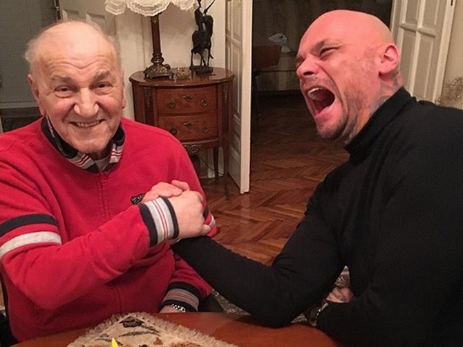 Goran Dželatović i Bata Živojinović 