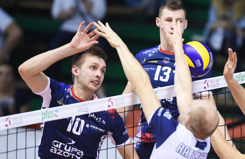 Siatkowka. PlusLiga. Stocznia Szczecin - ZAKSA Kedzierzyn-Kozle. 17.10.2018