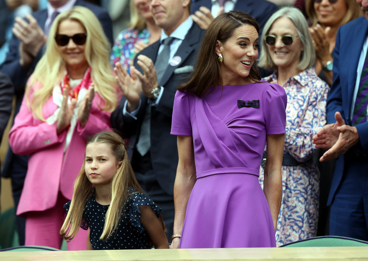 Księżna Walii pojawiła się na Wimbledonie. Kate powitana owacjami na stojąco