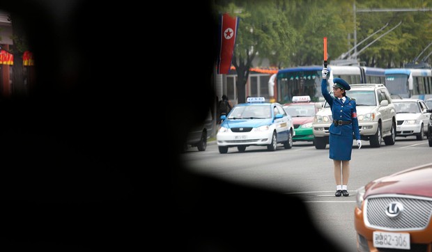 saobrajne policajke severna koreja