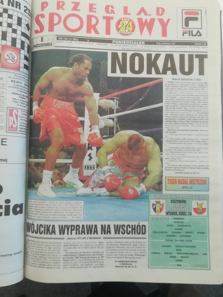 "Przegląd Sportowy" z 6 października 1997 r.
