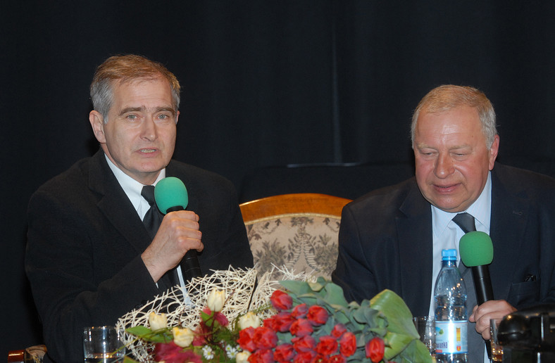 Olgierd Łukaszewicz i Jerzy Stuhr w 2011 r.