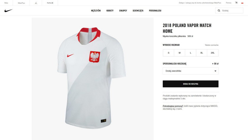 Koszulka, reprezentacja, nike