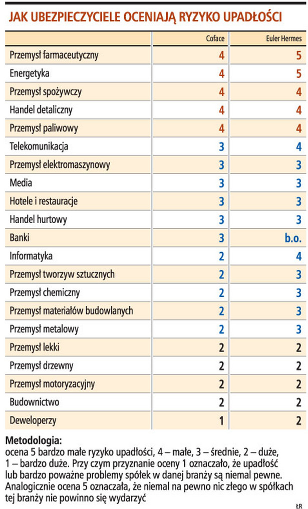 Jak ubezpieczyciele oceniają ryzyko upadłości