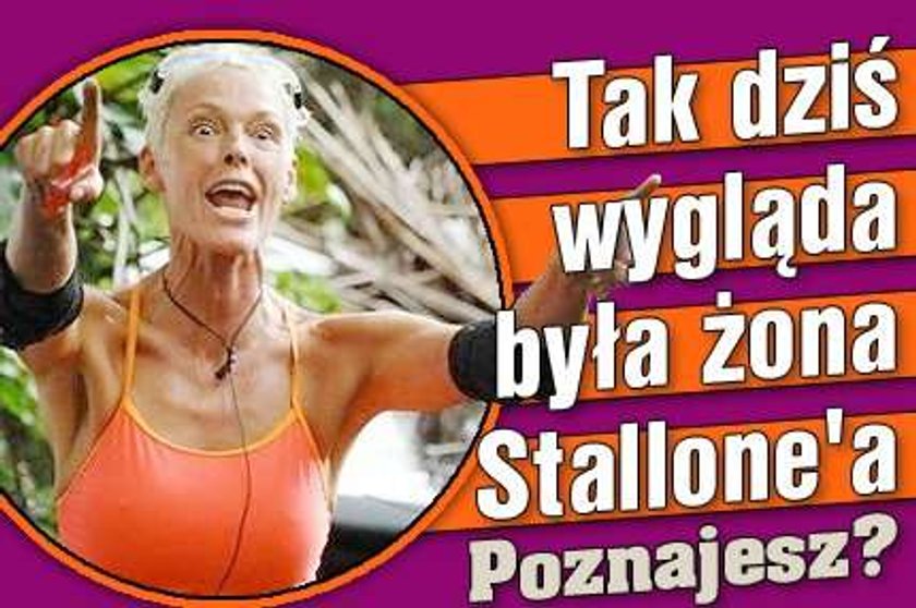 Tak dziś wygląda była żona Stallone'a. Poznajesz?