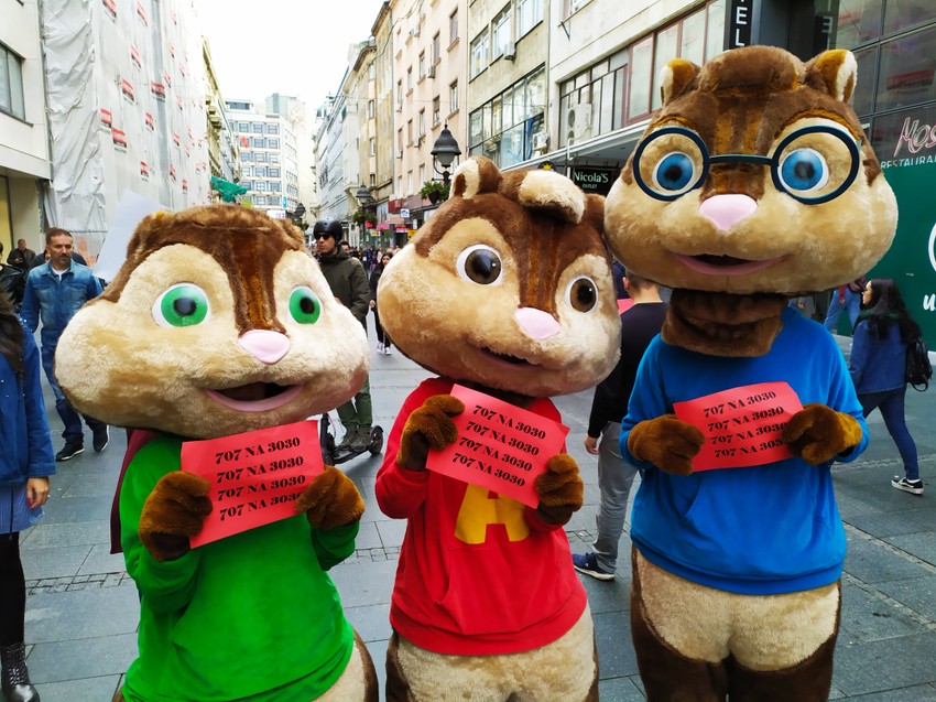 Likovi iz filma "Alvin i veverice"