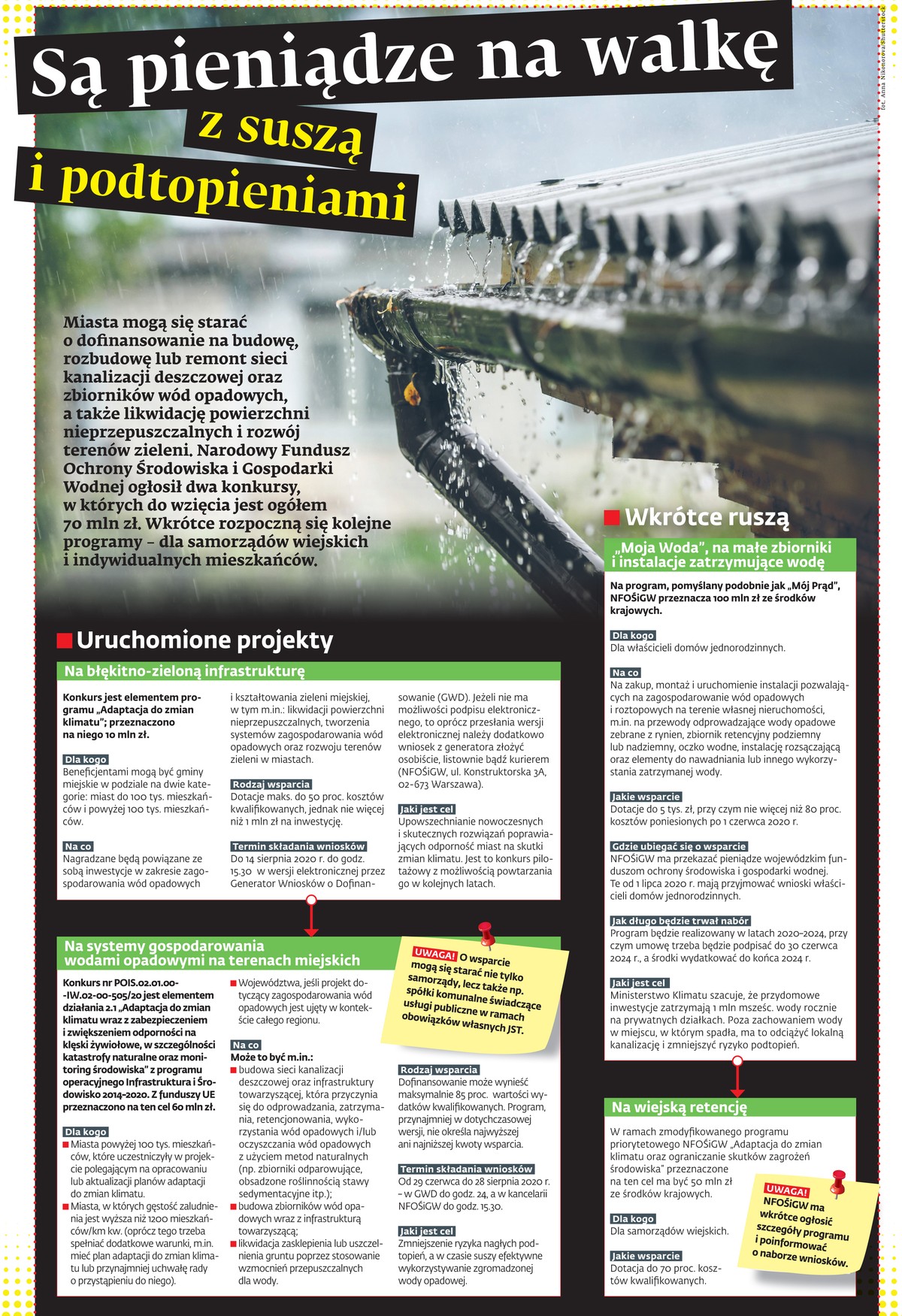 Są pieniądze na walkę z suszą i podtopieniami [ŚCIĄGAWKA]
