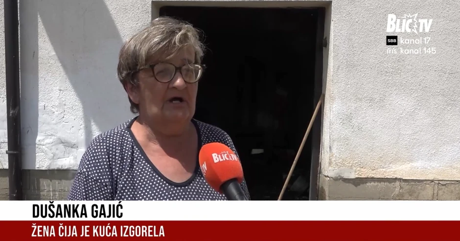 Požar odneo kuću Matovića