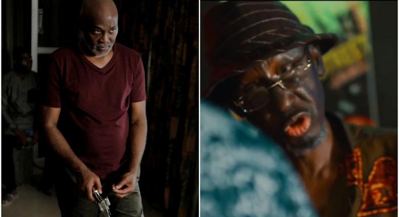 Sadiq Daba returns to the cinema with RMD in Tosin Igho's action packed film, 'Seven'. [Instagram/seventhemovie]