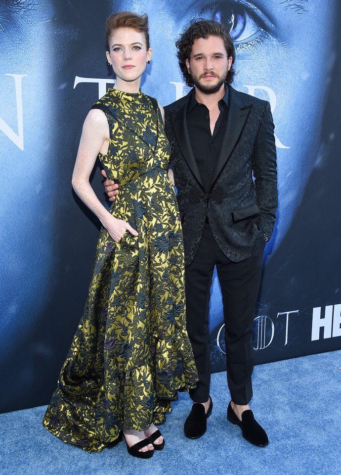 Słynne pary gwiazd Hollywood, które poznały się na planie: Kit Harington i Rose Leslie 