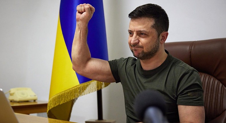 Ukrainian President Volodymyr Zelenskyy.