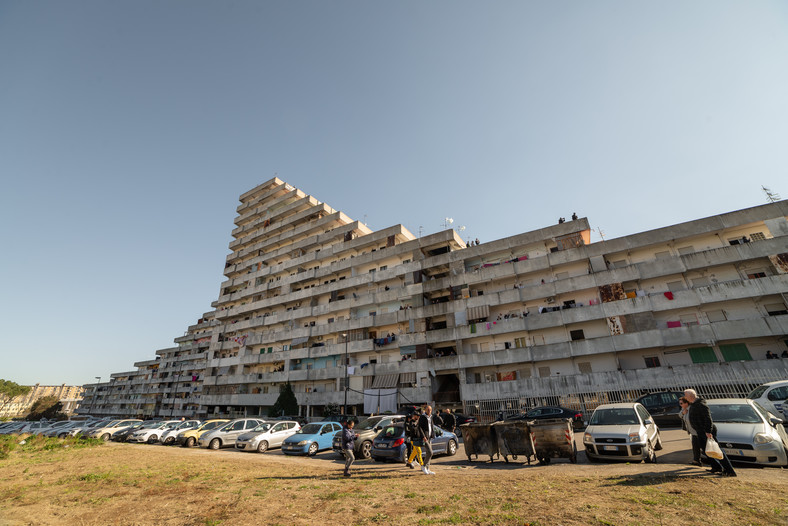 Scampia, przedmieścia Neapolu