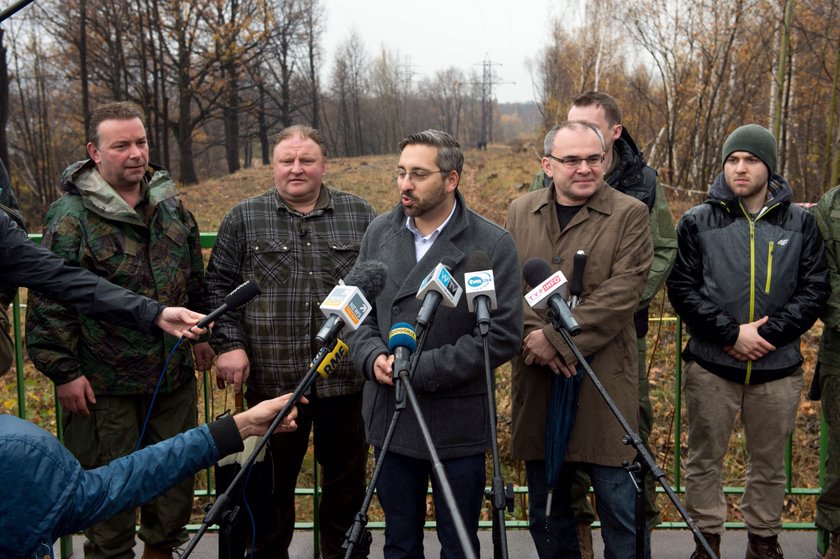 Na 65. km trasy kolejowej wycięto drzewa