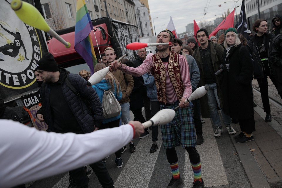 Marsz Antyfaszystowski w Warszawie