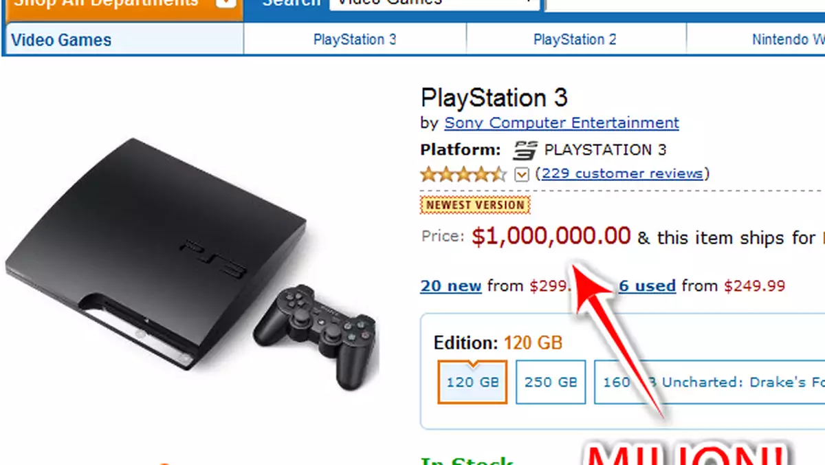 Promocja: PS3 Slim za milion dolarów