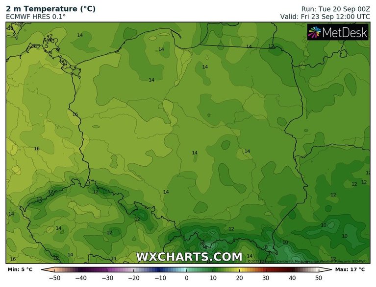 Chłodno będzie także w dzień