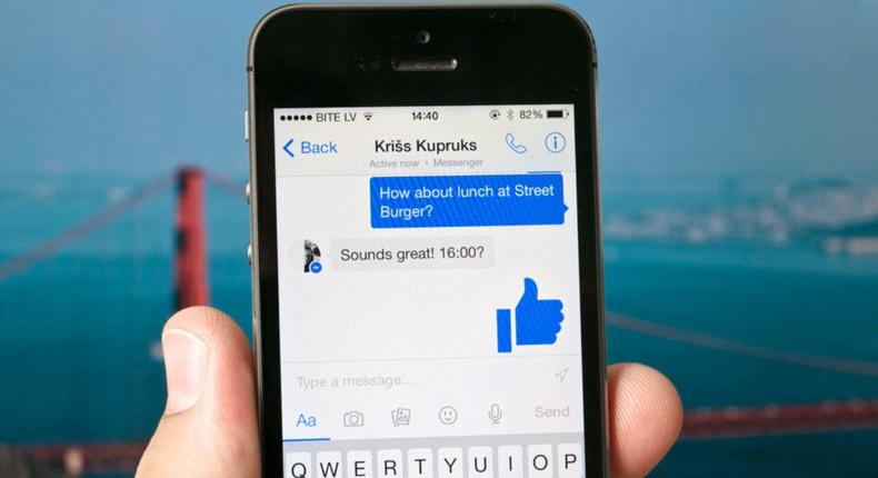 Facebook Messenger mobile app