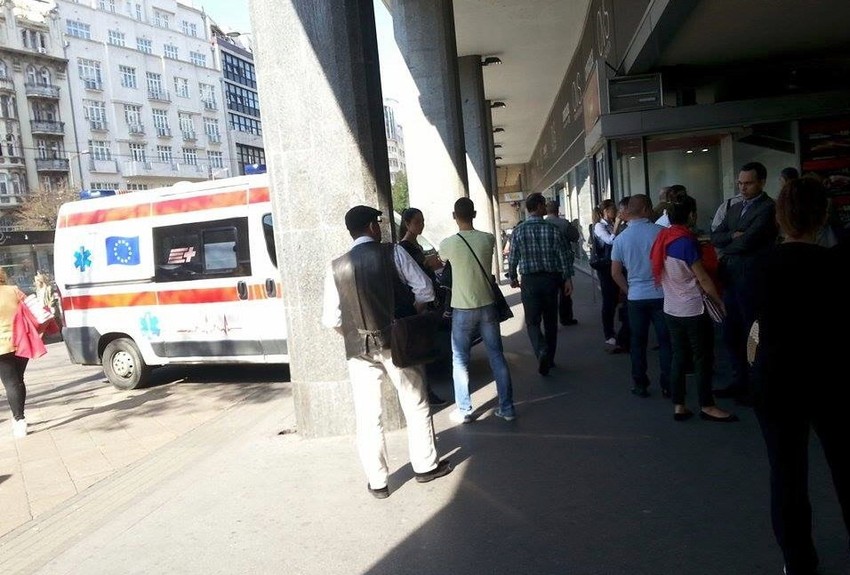 Samoubistvo u Nušićevoj ulici u Beogradu