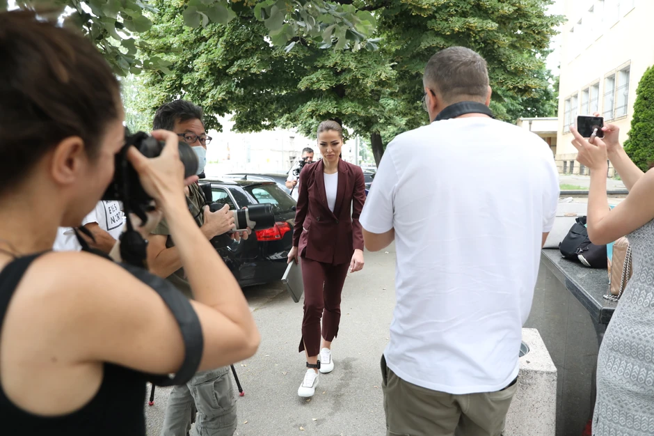 Dijana Hrkalović je na suđenje dolazila iz kućnog pritvora jedno vreme