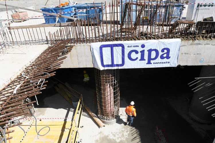 Budowa stacji metra Stadion (1)