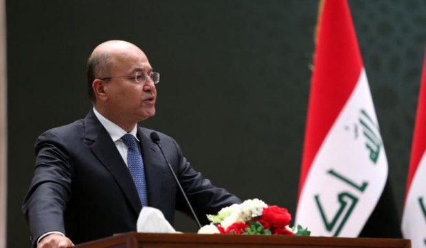 Barham Salih EPA Iraqi parliament