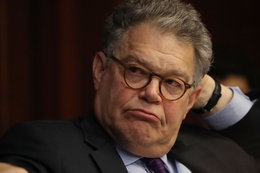 A new poll shows nearly 50% of Democratic voters believe Franken should resign