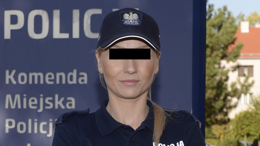 Policjantka z narkotykami