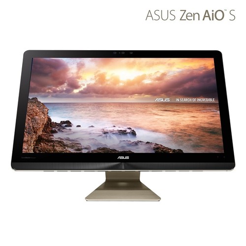<strong>Asus Zen AiO</strong><br /><br />

Podczas tegorocznej edycji IFA 2015, firma ASUS zaprezentowała nową serię komputerów z rodziny AiO, w skład której wchodzą dwa bardzo wydajne urządzenia: Zen AiO S Z240IC oraz Zen AiO S Z220IC. Komputery zostały wyposażone w procesory Intel Core szóstej generacji, karty graficzne NVIDIA GeForce GTX980M 4GB VRAM, porty USB 3.1 Typu-C, ultraszybkie dyski SSD PCIe oraz kamery Intel RealSense.<br /><br />