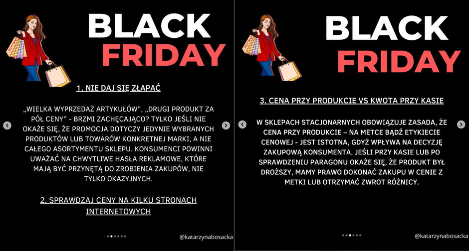Katarzyna Bosacka radzi na Black Friday