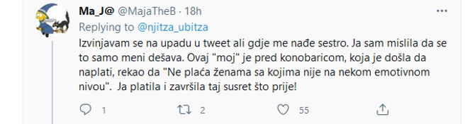 Ne plaćam ženama sa kojima nisam na emotivnom nivou