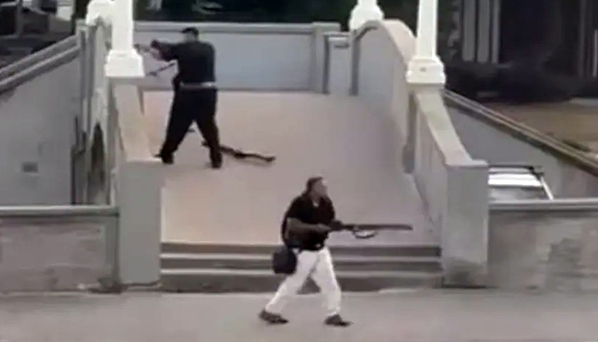 Navid (levo) i Sadžid (desno) tokom krvavog pira