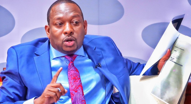 Nairobi Governor Mike Sonko during the JKLive show