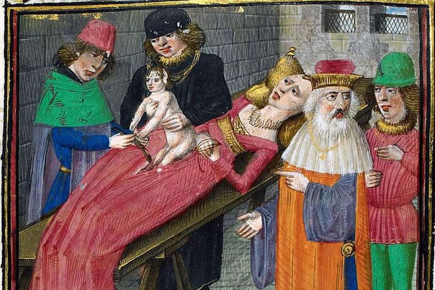 Poród w średniowieczu był wysiłkiem dla całej miejscowej społeczności