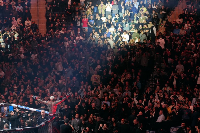 Donald Tramp na takmičenju UFC u Njujorku 16. novembra