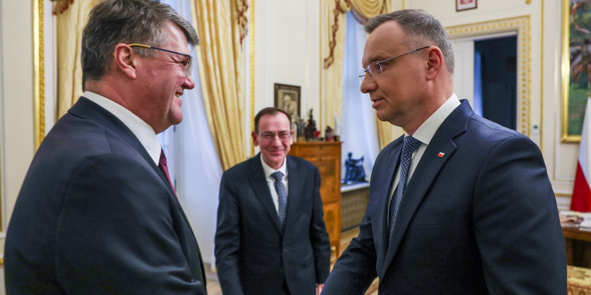 Maciej Wąsik, Mariusz Kamiński i prezydent Andrzej Duda