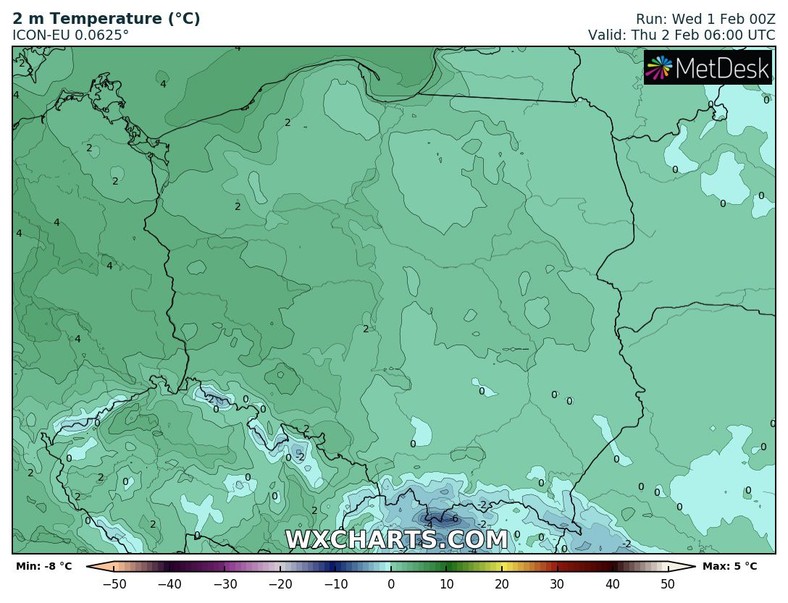 Poranek zapowiada się dość ciepło.