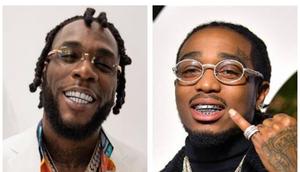 Burna Boy & Quavo spotted in music video shoot together