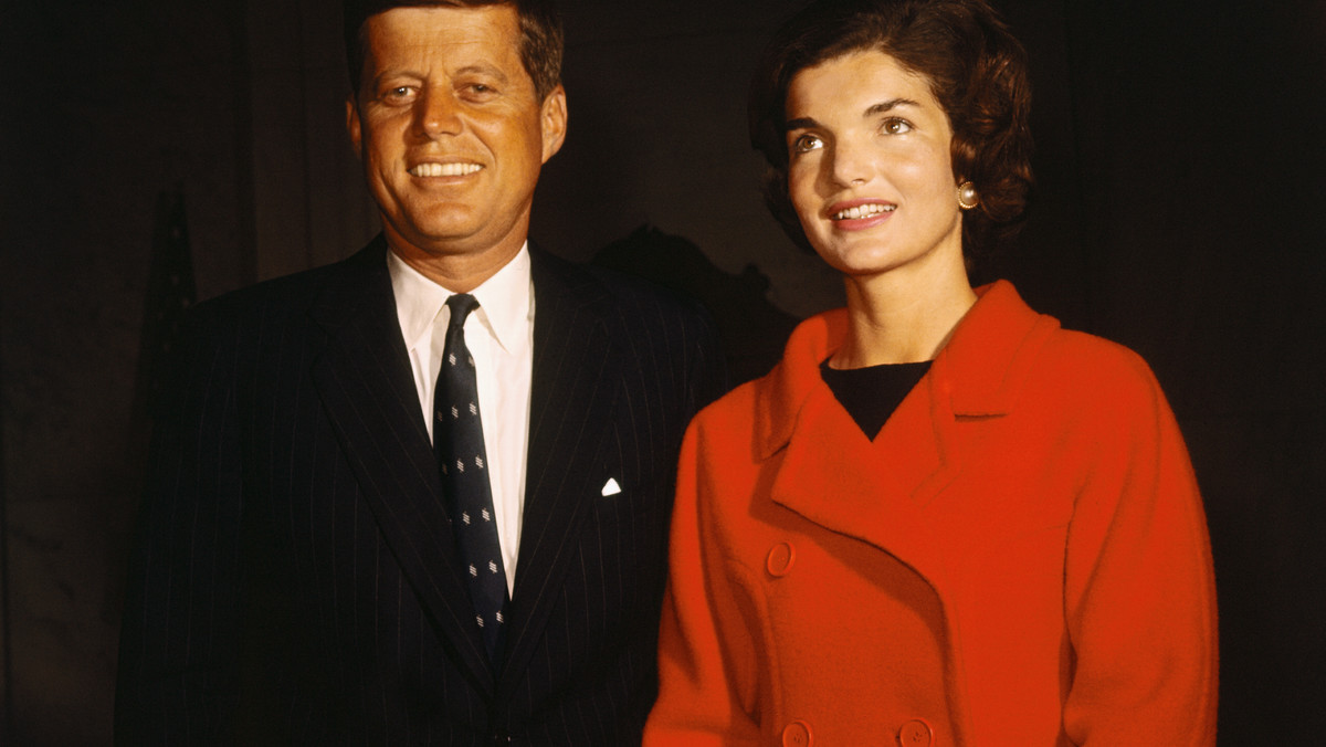 John F. Kennedy z żoną Jackie