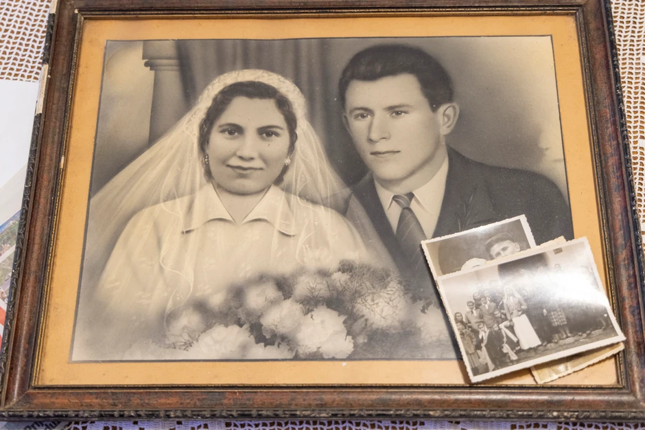 Fotografija sa svadbe Nevene i Dragomira 1956. godine 