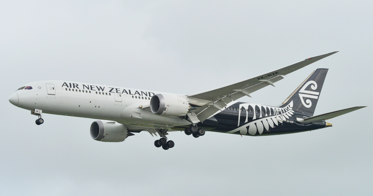 Air New Zealand cancels NZ7 to Auckland and reschedules as NZ6077