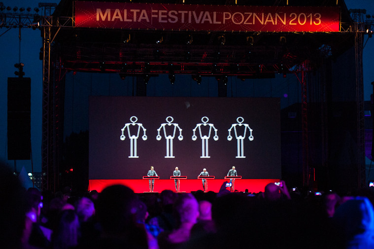 Koncert Kraftwerk na Malta Festival - Poznań (fot. Monika Stolarska / Onet)