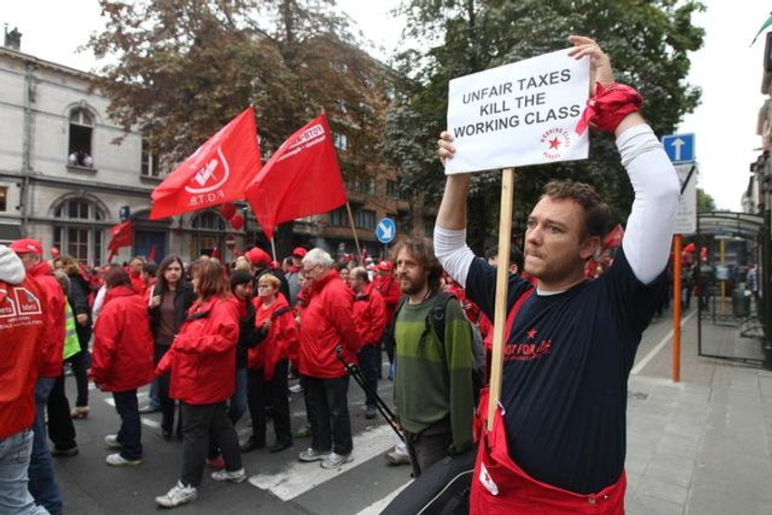 Belgijski demonstranti traže pravedni poreski sistem