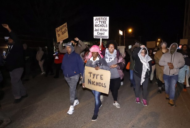 Protesty na ulicach Memphis