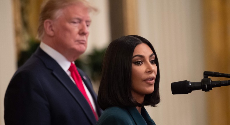 Donald Trump and Kim Kardashian are among the more than 350 people who didn't make Forbes' yearly list of the 400 richest Americans despite being billionaires.SAUL LOEB/AFP via Getty Images