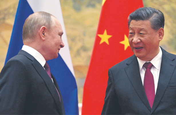 Przywódcy Rosji i Chin:Władimir Putin i Xi Jinping. Pekin, 4 lutego 2022 r.