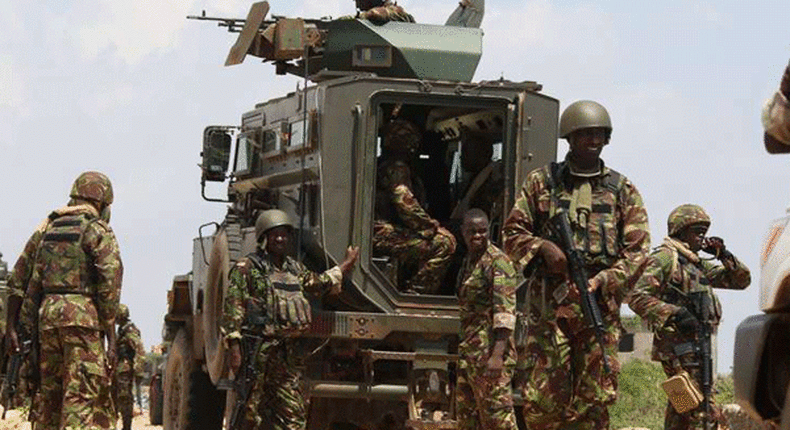 KDF soldiers 